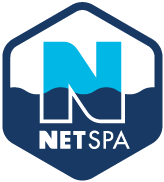 Logo net spa, marque de spa gonflable